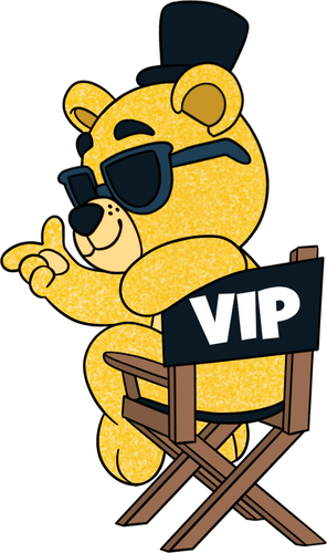 Concept of Golden Freddy Pin