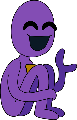 Concept of Purple Guy Pin