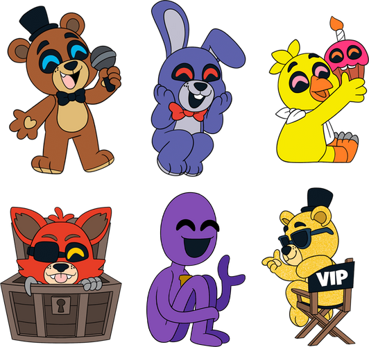 Concept of FNAF Pin Set