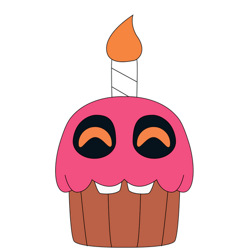 Concept of Cupcake Shoulder Rider (6IN)