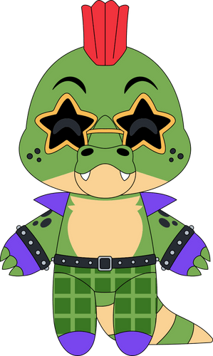 Concept of Chibi Monty Plush (9in)