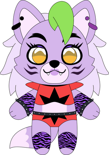 Concept of Chibi Roxy Plush (9in)