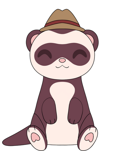 Concept of FootofaFerret Ferret Plush (9in)