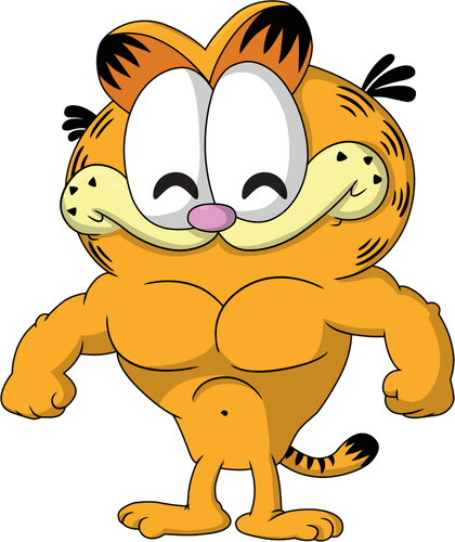 Concept of Swole Garfield
