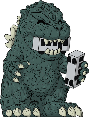Concept of Godzilla