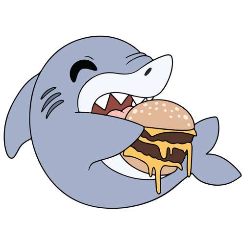 Concept of H2O Shark Pin
