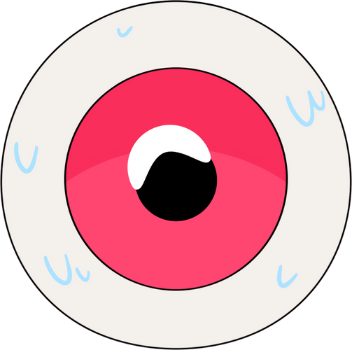 Concept of Halloween Eyeball Stickie (6in)