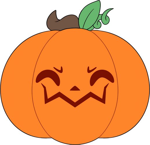 Concept of Halloween Pumpkin Stickie (6in)