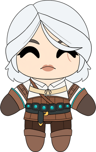 Concept of Ciri Plush (9in)