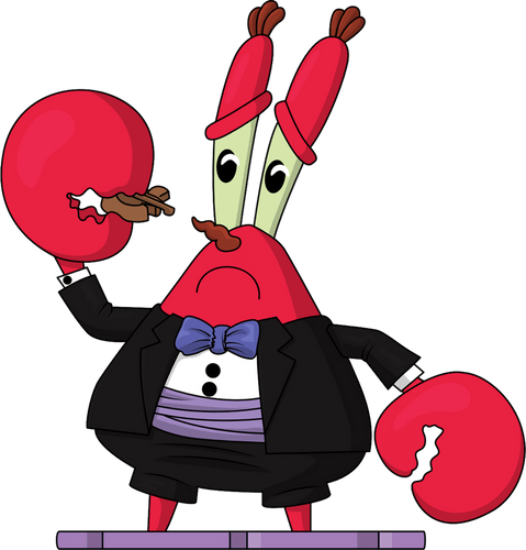 Concept of Mr. Krabs and the Smallest Violin
