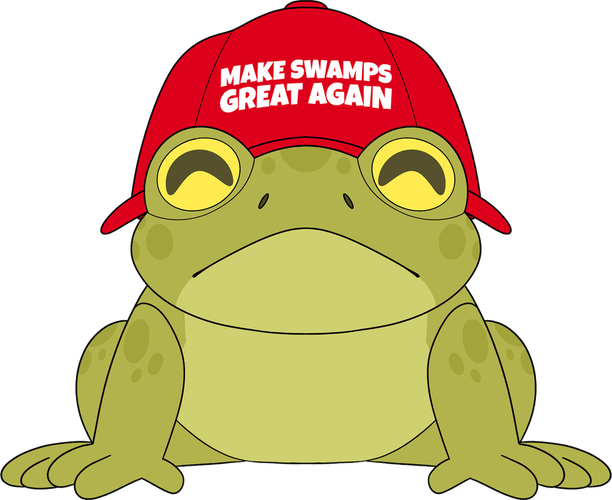 Concept of Conservative Frog Plush (9in)