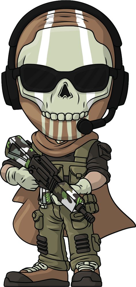 Modern Warfare Two - Ghost Figure