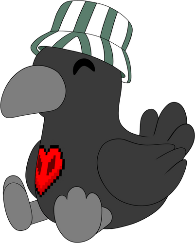 Ph1LzA Crow Plush (9in)