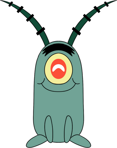Concept of Plankton Sit Plush (9in)