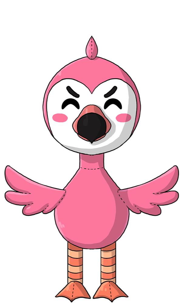 Flamingo Plush (1ft)