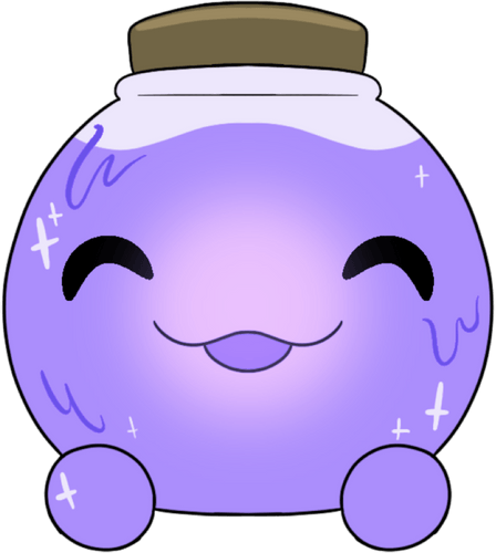 Concept of Potion Slimecicle Stickie (6in)