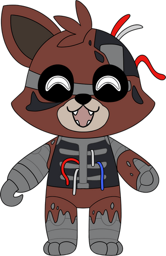 Concept of Ignited Foxy Plush (9in)