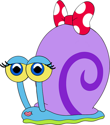 Concept of Mary Snail Stickie (6in)
