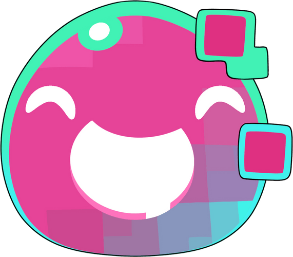 Concept of Glitch Slime Stickie (6in)