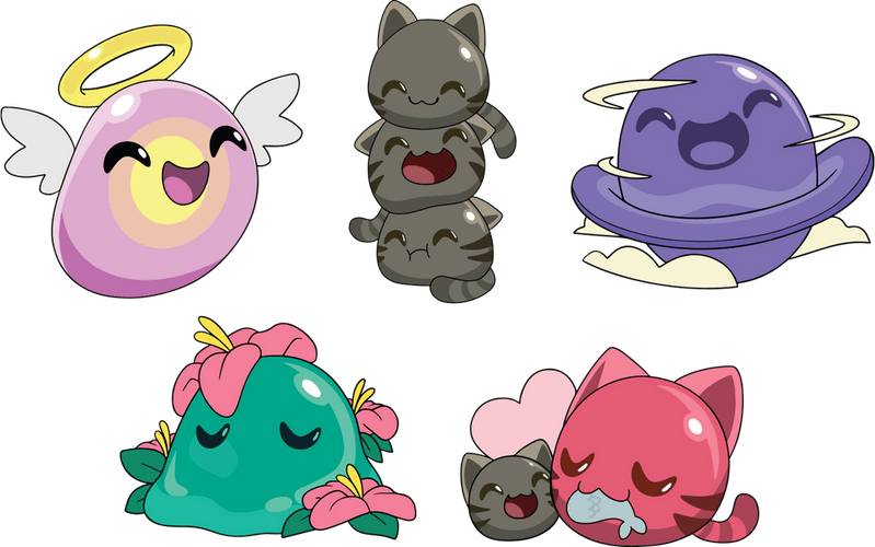 Concept of Slime Rancher Pin Set