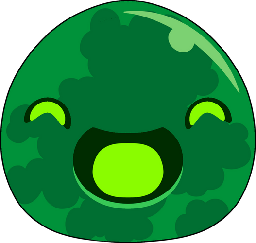 Concept of Rad Slime Stickie (6in)