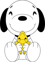 snoopysitwithwoodstock