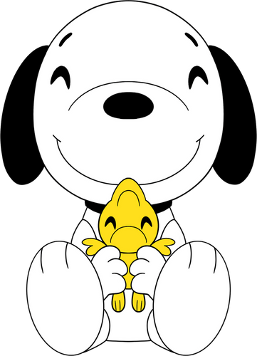 Concept of Snoopy and Woodstock Plush (9in)
