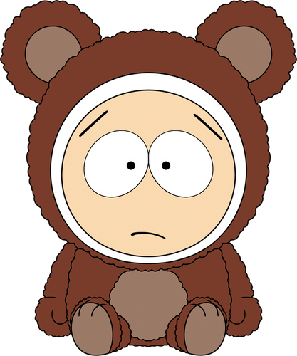 Concept of Butters the Bear Plush (9in)