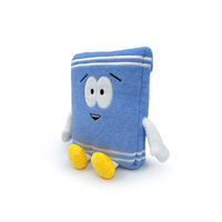 Left Tilted Front View of Towelie 2 Figure