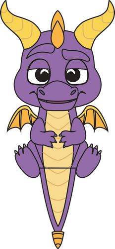 Concept of Spyro Chill Plush (9in)