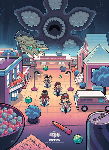 Concept of Season 1 Stranger Things Print