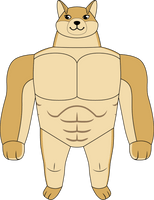 Swole Doge Plush (1ft)