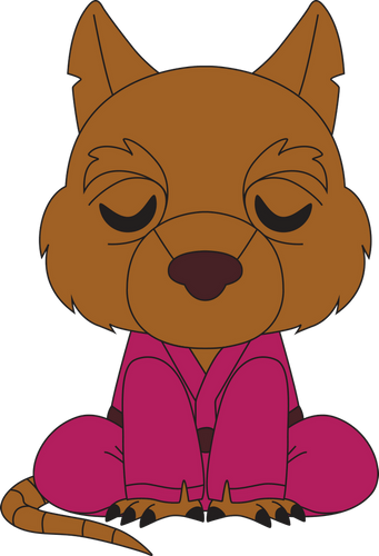 Concept of Master Splinter Plush (9in)