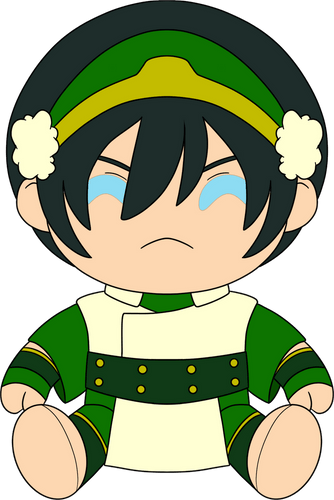 Concept of Toph Plush (9in)