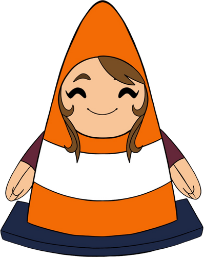 Concept of Traffic Cone Becky Plush (1ft)