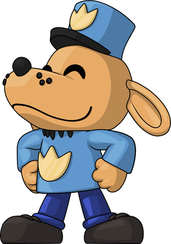 Concept of Dog Man