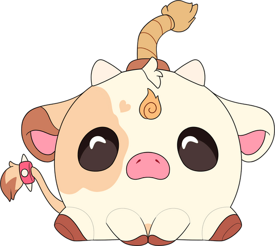 Concept of Rosiebellmoo Plush (9in)