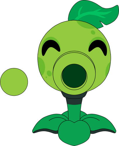 Concept of Peashooter Plush (9in)