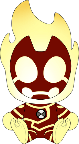 Concept of Heatblast Plush (9in)