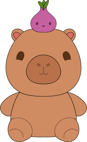 Viyaura Capybara Plush (9in)