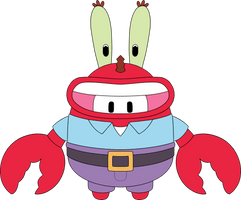 SpongeBob x Fall Guys Mr. Krabs Plush (9in)