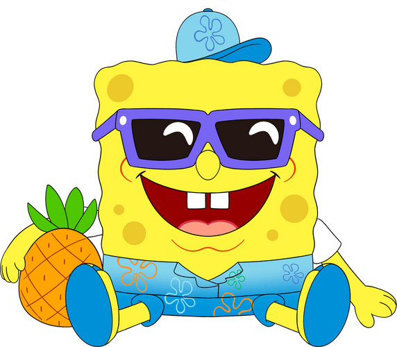 Concept of Summer SpongeBob Plush (9in)