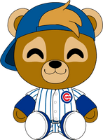 Chicago Cubs Bear Plush (9in)