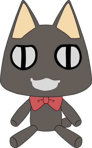 Concept of Kuro Plush (9in)