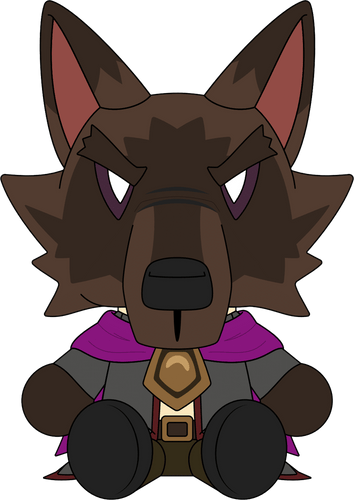 Concept of Wolfkin Student Plush (9in)