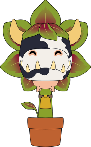 Concept of Cowplant Plush (9in)