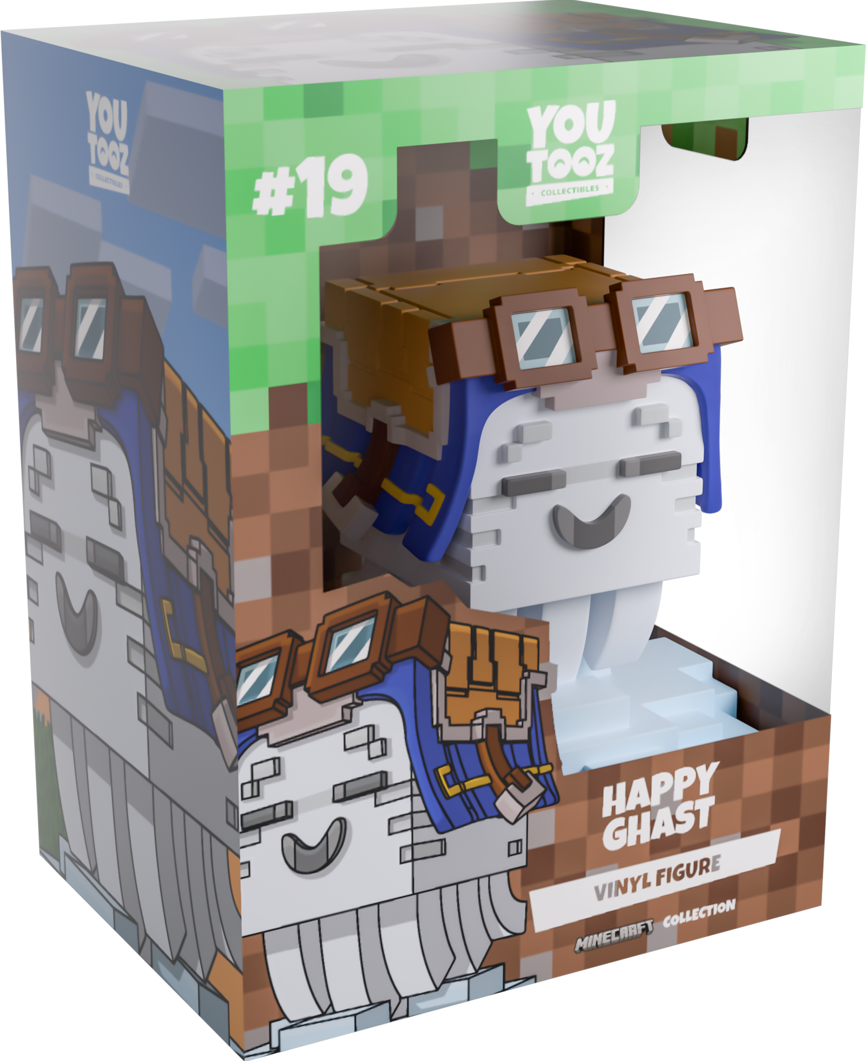 Happy Ghast Vinyl Figure – salah satu karakter dalam Gashapon Minecraft Swing Mascot 4