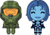 Youtooz Collectibles The Master Chief & Cortana Monitor Buddiez