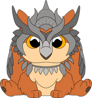 Armored Owlbear Plush (9in)