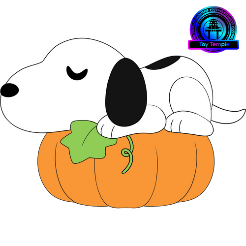 Concept of Pumpkin Snoopy Plush (9in)
